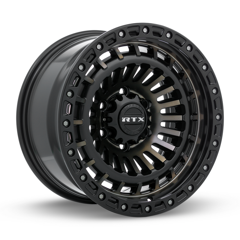 Load image into Gallery viewer, RTX® (Offroad) • 082933 • Moab • Satin Black Machined Bronze • 17x9 5x127 ET-15 CB71.5
