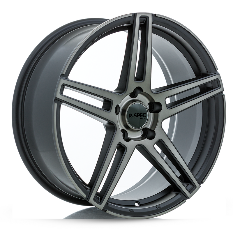 Load image into Gallery viewer, RTX® (R-Spec) • 082552 • Mystique • Satin Black Machined Bronze • 18x8 5x120 ET30 CB74.1
