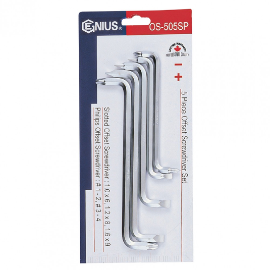 5PC SLOTTED & PHILIPS OFFSET S