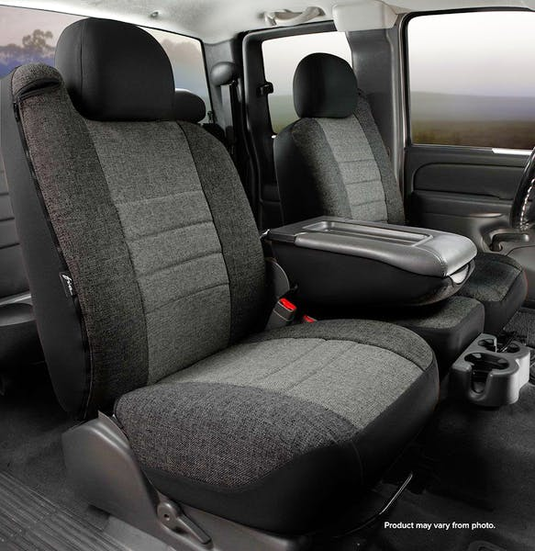 FIA® • OE37-29 CHARC • OE • Original equipment tweed custom fit truck seat covers. - RACKTRENDZ