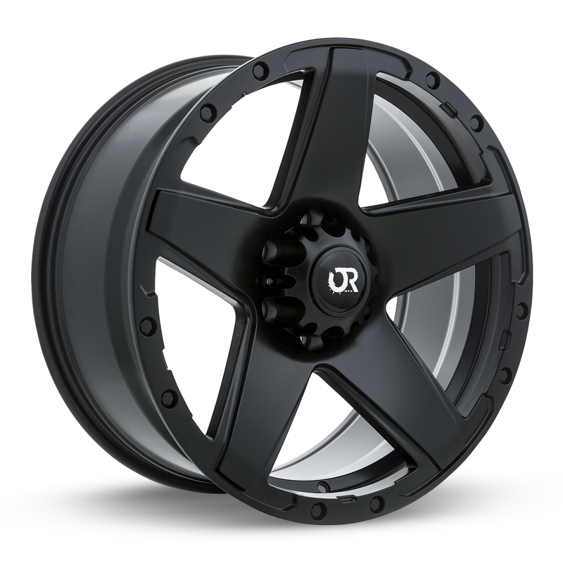 Load image into Gallery viewer, (4) OUTLAW 18X9 6-139.7 10P C106.1 SATIN BLACK - RACKTRENDZ
