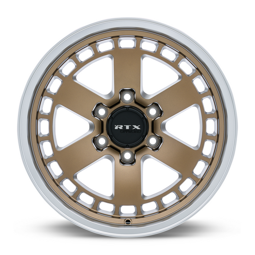 RTX® (Tout-terrain) • 163715 • Ozark • Lèvre usinée en bronze satiné • 18x9 6x139.7 ET0 CB106.1