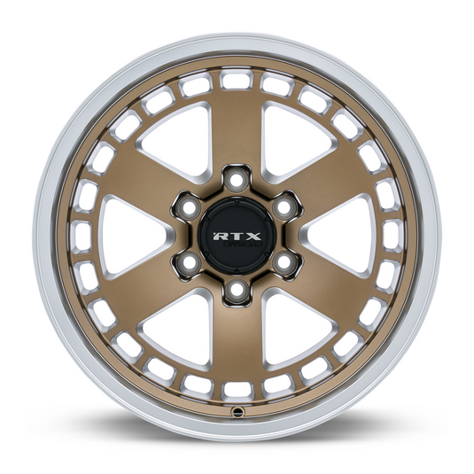 RTX® (Tout-terrain) • 163714 • Ozark • Lèvre usinée en bronze satiné • 17x9 6x139.7 ET0 CB106.1