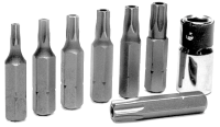 Performance Tool W1386 - Jeu d'embouts Torx 8 pièces