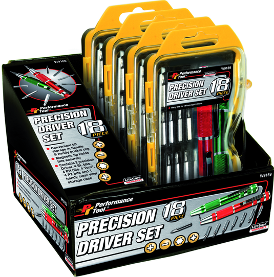 Performance Tools W9169 - 18 Piece Precision Driver Set (2)