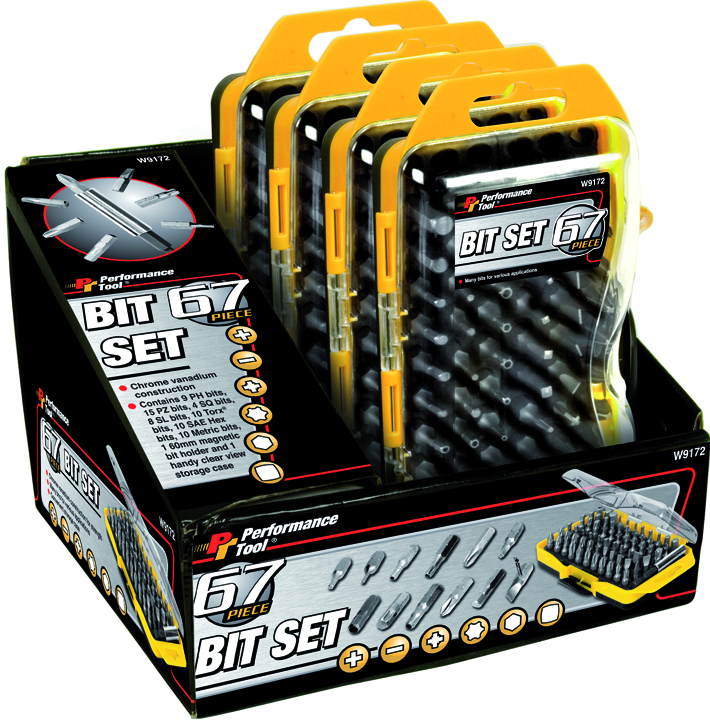 Load image into Gallery viewer, Performance Tools W9172 - 67 Piece Bit Set - RACKTRENDZ
