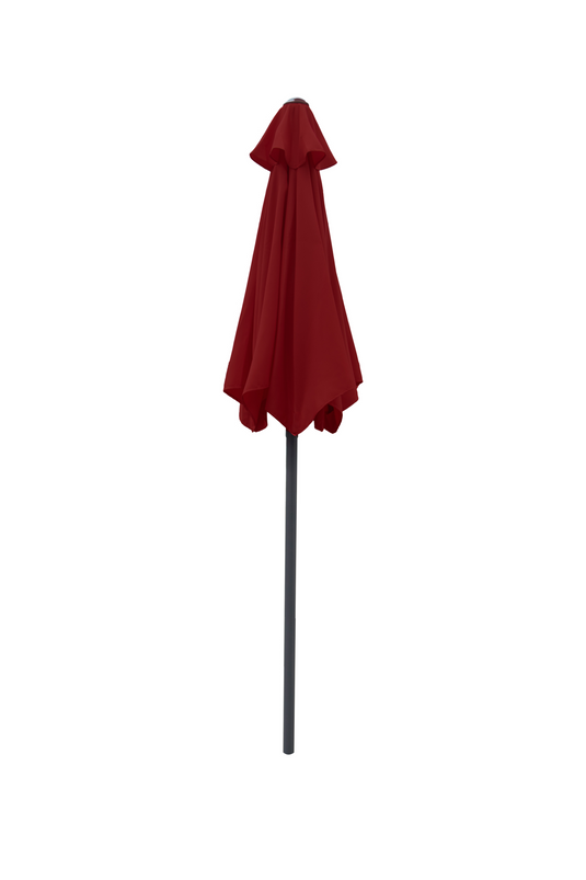 Patio Zone MOSS-T1206R - Red 7' Tilting table umbrella, without base