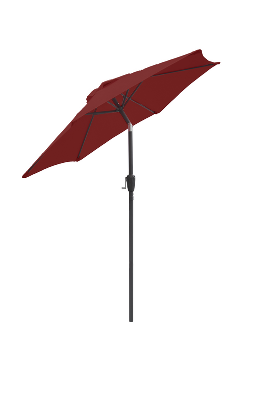 Patio Zone MOSS-T1206R - Parasol de marché inclinable de 7', sans base