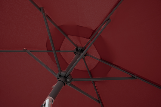 Patio Zone MOSS-T1206R - Parasol de marché inclinable de 7', sans base