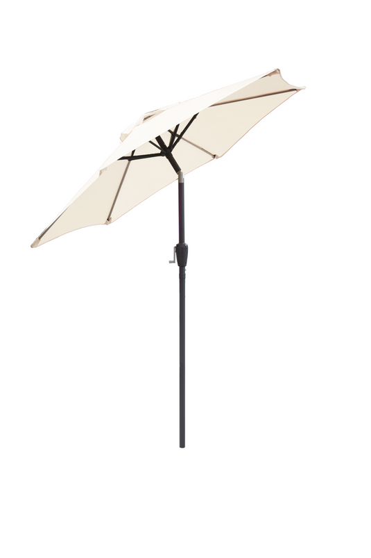 Patio Zone MOSS-T1206S - Parasol de table inclinable Sable 7', sans base