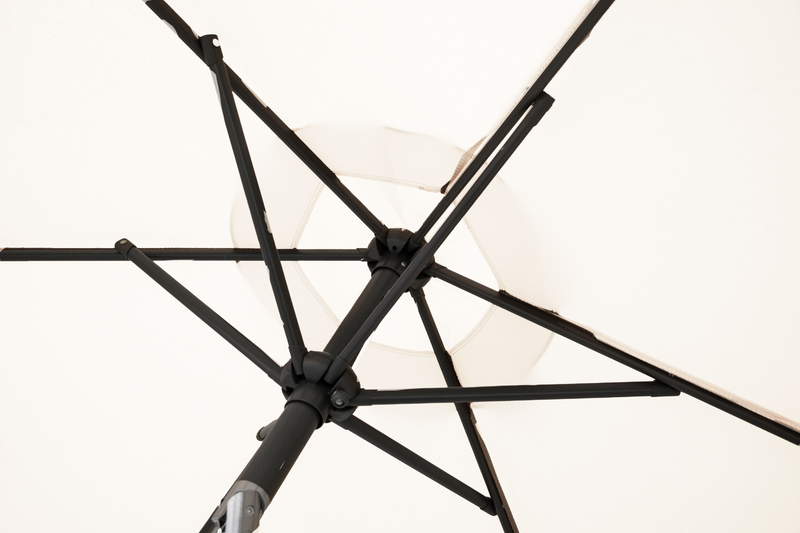 Chargez l'image dans la visionneuse de la galerie, Patio Zone MOSS-T1206S - Parasol de table inclinable Sable 7', sans base
