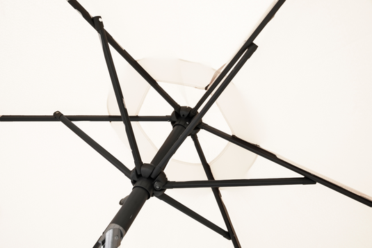 Patio Zone MOSS-T1206S - Parasol de table inclinable Sable 7', sans base