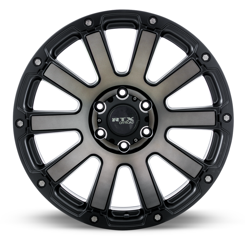 Load image into Gallery viewer, RTX® (Offroad) • 082941 • Panzer • Satin Black Machined Tinted Bronze • 17x9 5x127 ET0 CB71.5
