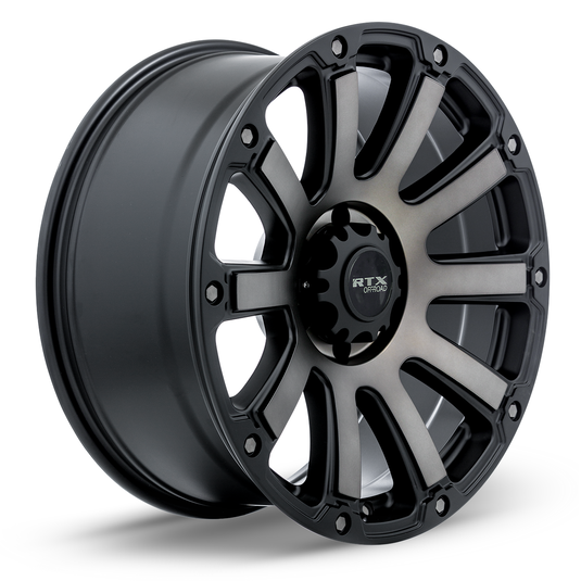 RTX® (Offroad) • 082941 • Panzer • Satin Black Machined Tinted Bronze • 17x9 5x127 ET0 CB71.5