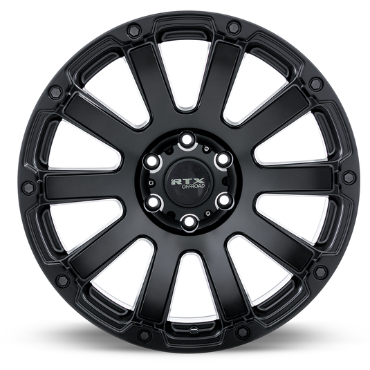 RTX® (Offroad) • 082628 • Panzer • Satin Black Machined Dark Grey • 20x9 6x135 ET0 CB87.1