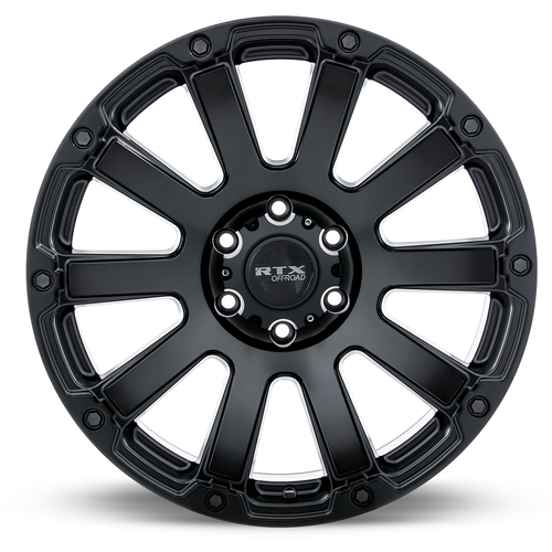 RTX® (Offroad) • 082942 • Panzer • Satin Black Machined Dark Grey • 17x9 5x127 ET0 CB71.5