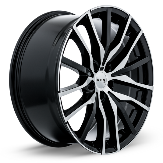 RTX® (OE) • 507408 • Passau • Gloss Black Machined Face • 20x9 5x112 ET30 CB66.6