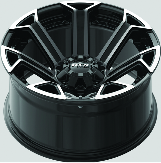 RTX® (Offroad) • 083009 • Peak • Gloss Black Machined • 22x10 6x139.7 ET-18 CB106.1