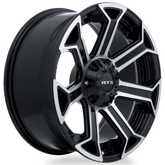 RTX® (Offroad) • 082921 • Peak • Gloss Black Machined • 20x9 6x135/139.7 ET0 CB87.1