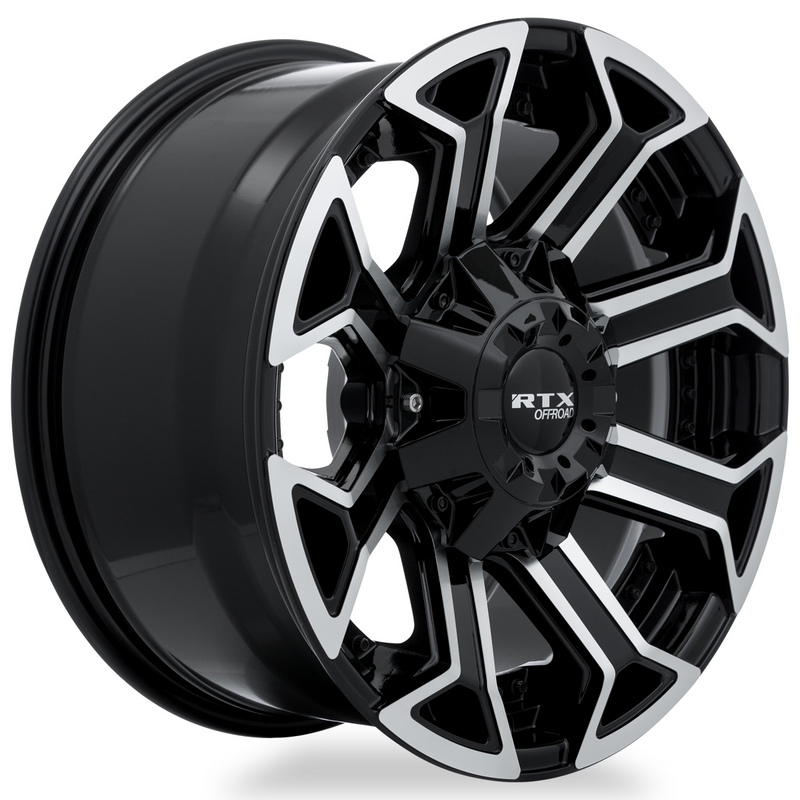 Load image into Gallery viewer, RTX® (Offroad) • 083004 • Peak • Gloss Black Machined • 20x10 8x170 ET-18 CB125
