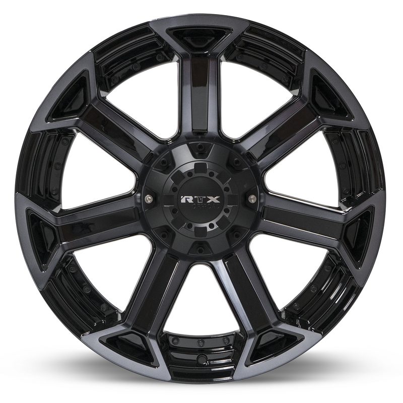 Load image into Gallery viewer, RTX® (Offroad) • 082831 • Peak • Black Machined Grey • 18x9 6x135/139.7 ET0 CB87.1
