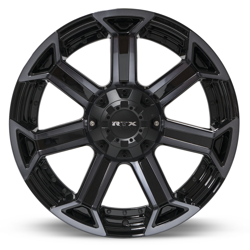 Chargez l&#39;image dans la visionneuse de la galerie, RTX® (Offroad) • 082833 • Peak • Black Machined Grey • 20x10 6x135/139.7 ET-18 CB87.1
