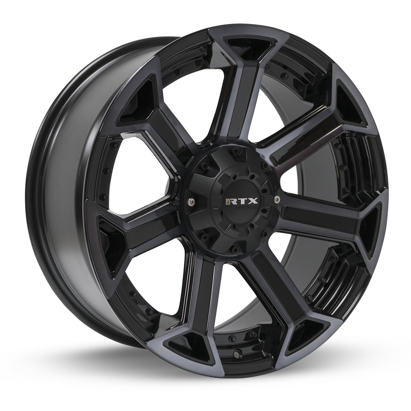 Load image into Gallery viewer, RTX® (Offroad) • 082832 • Peak • Black Machined Grey • 20x9 6x135/139.7 ET0 CB87.1
