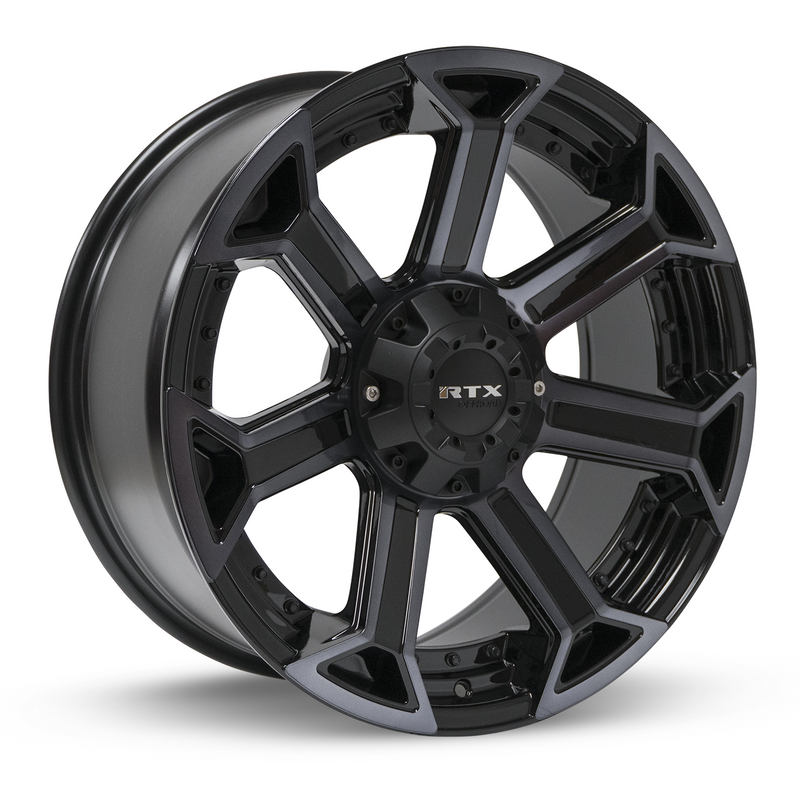 Chargez l&#39;image dans la visionneuse de la galerie, RTX® (Offroad) • 082833 • Peak • Black Machined Grey • 20x10 6x135/139.7 ET-18 CB87.1

