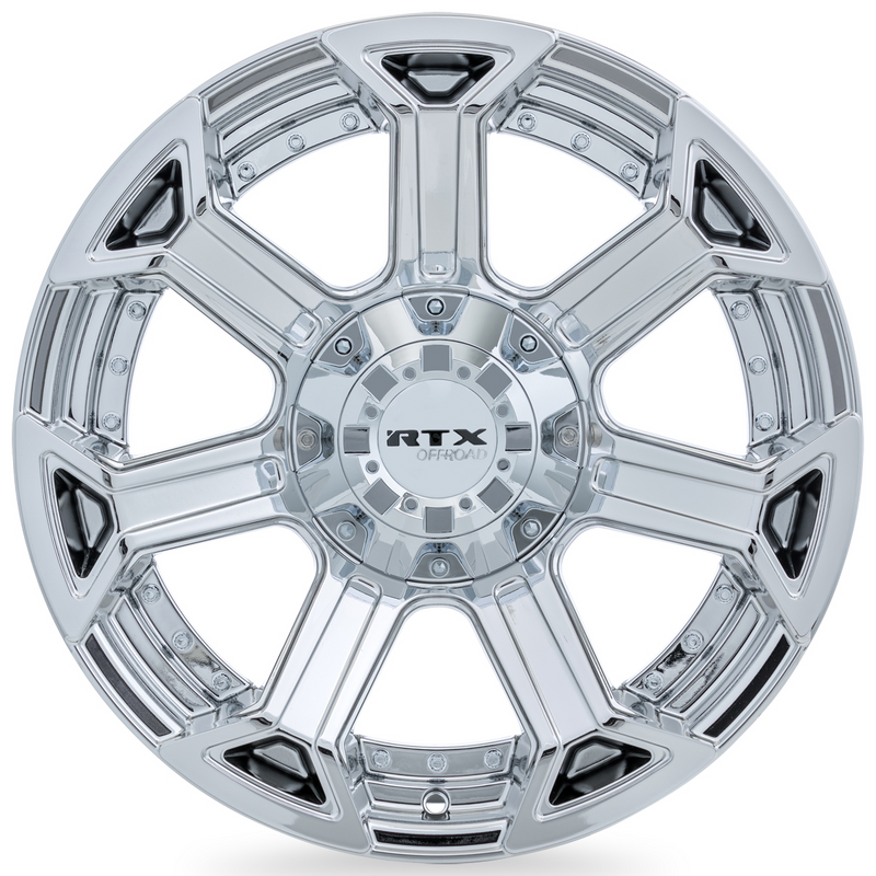 Load image into Gallery viewer, RTX® (Offroad) • 082946 • Peak • Chrome / PVD • 18x9 6x135/139.7 ET0 CB87.1
