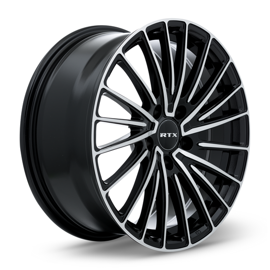 RTX® (RTX) • 083051 • Polar • Gloss Black Machined • 17x7.5 5x114.3 ET40 CB73.1