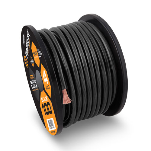 Load image into Gallery viewer, Raptor R3BK4-100 - Black Power Cable 4 AWG VICE Series 100&#39; - RACKTRENDZ
