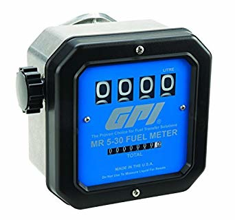 3/4" NPT 30GAL/MIN 50 PSI FUEL METER