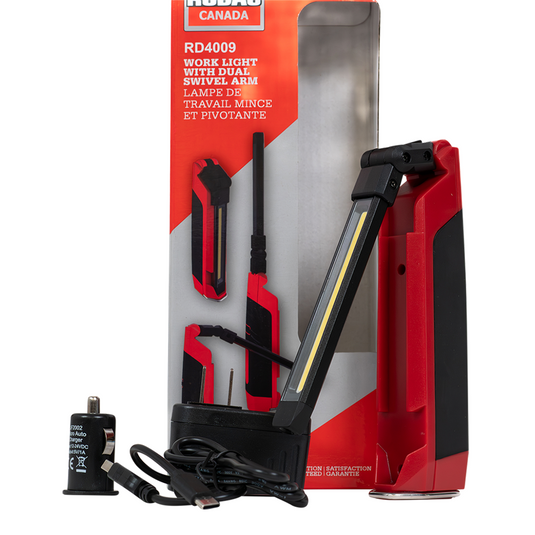 Rodac RD4009 - Slim Work Light With Dual Swivel Arm