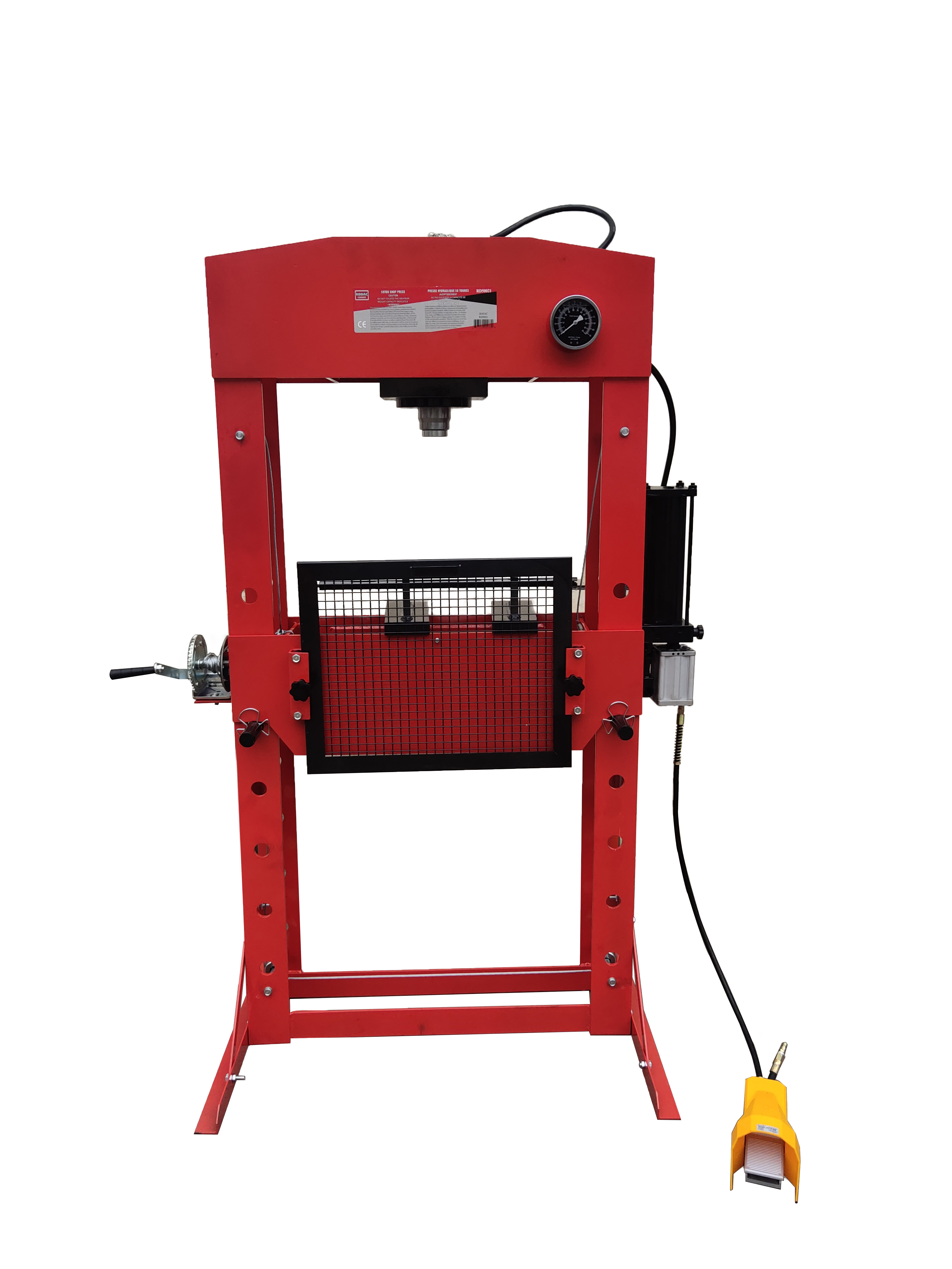 Rodac RD50021 - Hydraulic Press 50 Ton (With Safety Guard) – RACKTRENDZ