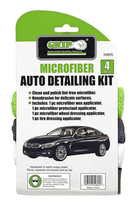 Grip RD54805 - Kit de détails automobiles en microfibre - 4 pièces