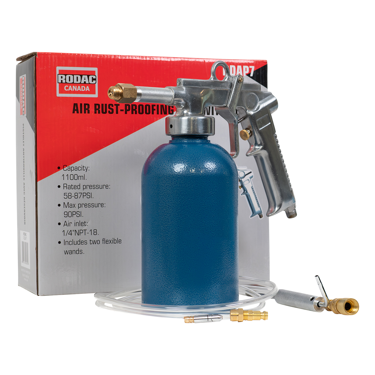 Rodac RDAP7 - Pneumatic Rust Gun 1L 30-80 PSi – RACKTRENDZ