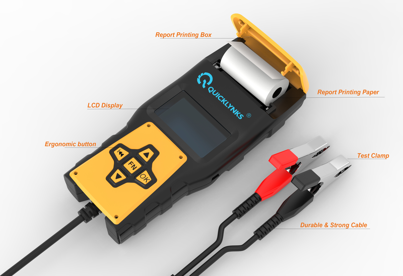 Chargez l&#39;image dans la visionneuse de la galerie, Rodac RDBA1000 - 12V Battery Analyzer With Printer
