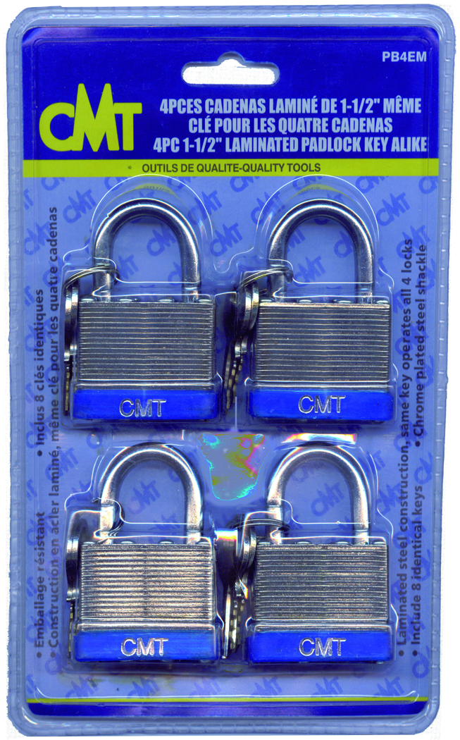 Load image into Gallery viewer, Rodac RDCB4 - Laminated Padlock - 4 Pieces
