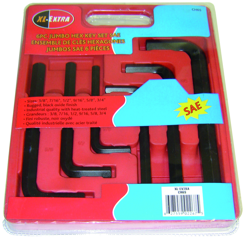 Load image into Gallery viewer, Rodac RDCH6S - Jumbo Hexagonal Wrench Set - 6 Pieces

