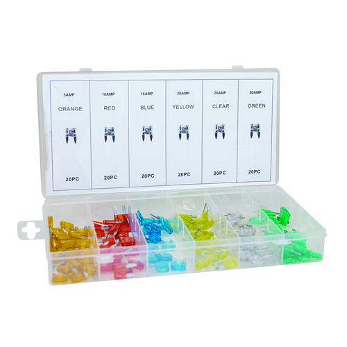 Rodac RDFA400 - ATO Fuse Assortment - 100 Mini Pieces