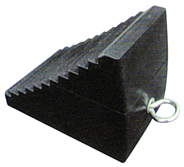 Rodac RDS002 - Rubber Wheel Chocks Sold Per Unit, 9.45" x 7.48" x 6.5"