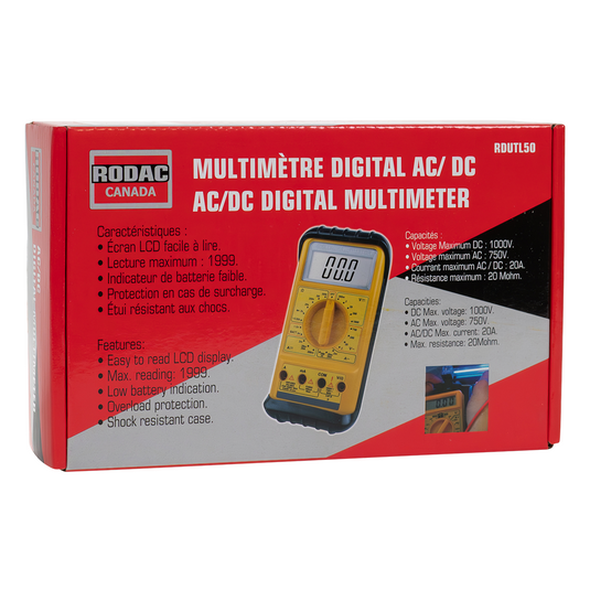 Rodac RDUTL50 - Digital Multimeter