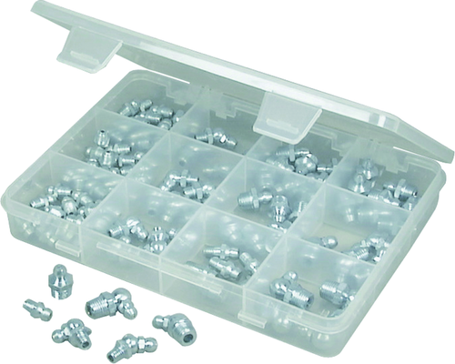 Rodac RDXA808M - Grease Fitting Assortment - 110 Pieces