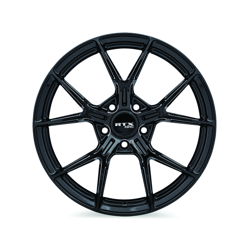 Load image into Gallery viewer, RTX® (R-Spec) • 083242 • RS01 • Gloss Black • 18x8 5x100 ET38 CB67.1
