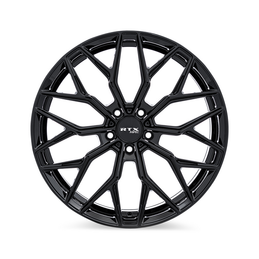 RTX® (R-Spec) • 083181 • RS02 • Noir brillant • 18x8 5x114,3 ET38 CB73,1