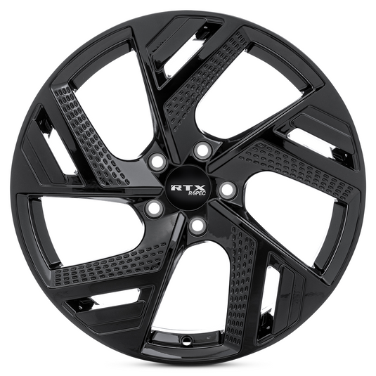 RTX® (R-Spec) • 083223 • RS09 • Noir brillant • 17x7,5 5x114,3 ET40 CB67.1