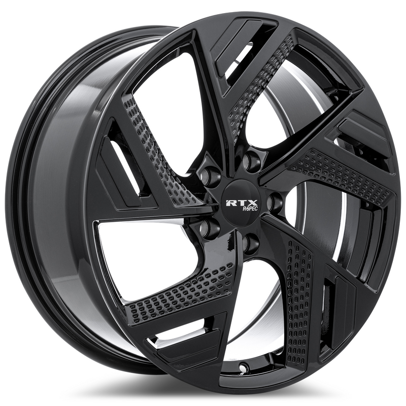 Chargez l&#39;image dans la visionneuse de la galerie, RTX® (R-Spec) • 083224 • RS09 • Noir brillant • 18x8 5x114.3 ET40 CB67.1
