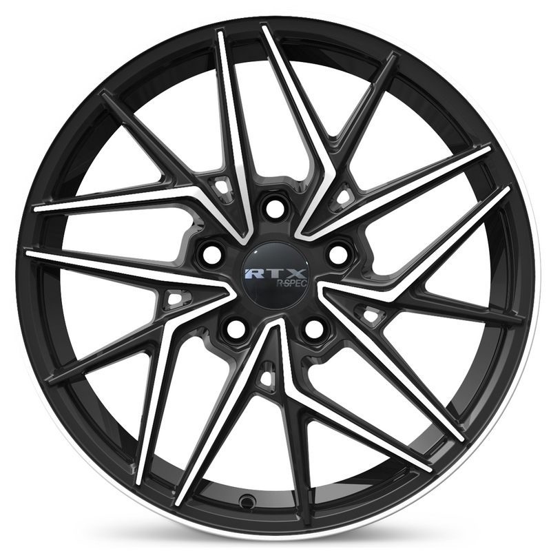 Load image into Gallery viewer, RTX® (R-Spec) • 083321 • RS11 • Gloss Black Machined • 17x7 5x114.3 ET42 CB73.1
