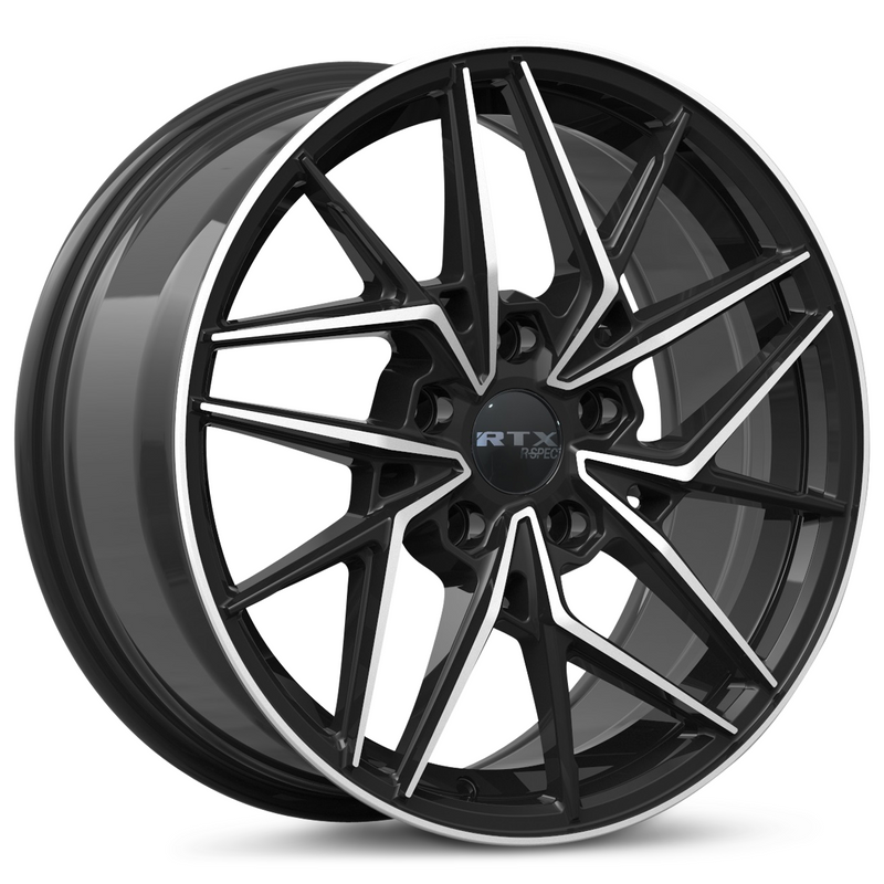 Load image into Gallery viewer, RTX® (R-Spec) • 083323 • RS11 • Gloss Black Machined • 19x8.5 5x114.3 ET42 CB73.1
