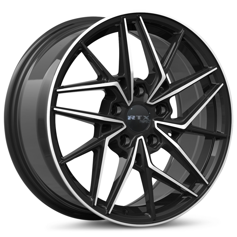 Load image into Gallery viewer, RTX® (R-Spec) • 083321 • RS11 • Gloss Black Machined • 17x7 5x114.3 ET42 CB73.1

